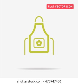 Apron icon. Vector concept illustration for design.
