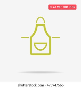 Apron icon. Vector concept illustration for design.