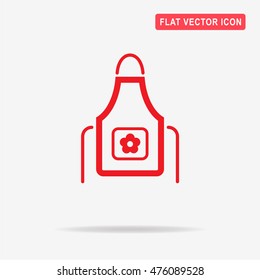 Apron icon. Vector concept illustration for design.