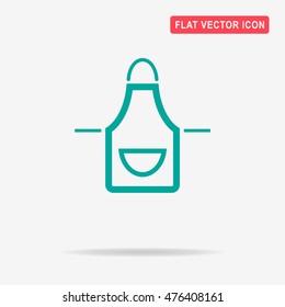 Apron icon. Vector concept illustration for design.