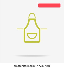 Apron icon. Vector concept illustration for design.