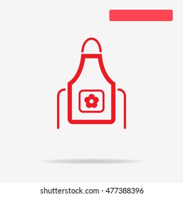 Apron icon. Vector concept illustration for design.