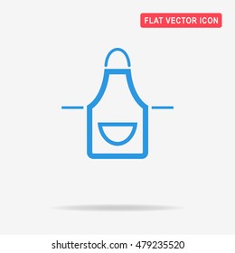 Apron icon. Vector concept illustration for design.