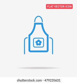 Apron icon. Vector concept illustration for design.