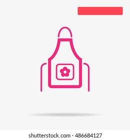 Apron icon. Vector concept illustration for design.