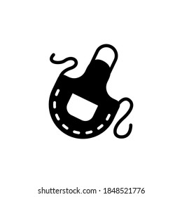 apron icon vector glyph style design