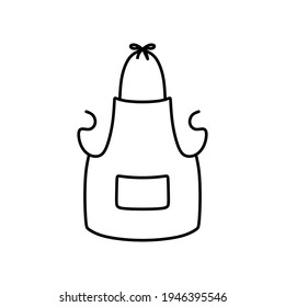 apron icon vector illustration. isolated on white background