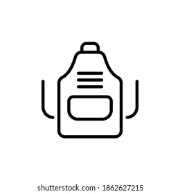 Icono Apron en vector. Logotipo