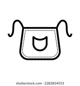 Apron icon vector on trendy design