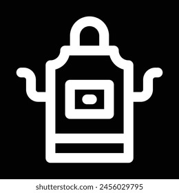 diseño del contorno del Vector del icono del delantal