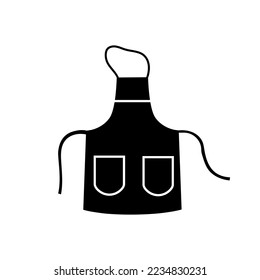 Apron icon vector. Robe illustration sign. pinafore symbol or logo. 