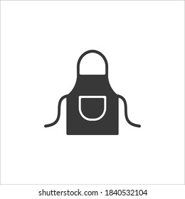 Apron icon vector sign and symbol on trendy design