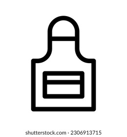Apron Icon Vector Symbol Design Illustration