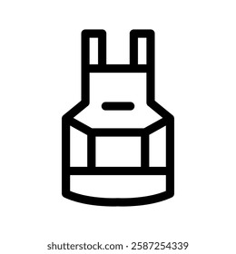 Apron Icon Vector Symbol Design Illustration