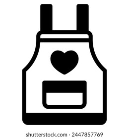 Apron Icon for web, app, infographic, etc