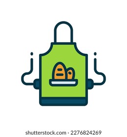 apron icon for your website, mobile, presentation, and logo design.