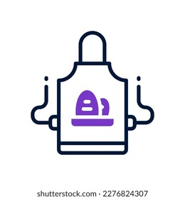 apron icon for your website, mobile, presentation, and logo design.