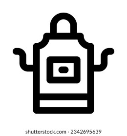 apron icon for your website, mobile, presentation, and logo design.