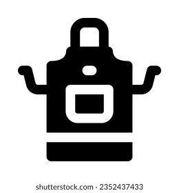 apron icon for your website, mobile, presentation, and logo design.