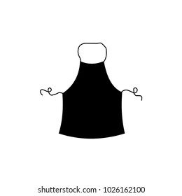 apron icon.apron.Kitchen apron. Vector illustration.