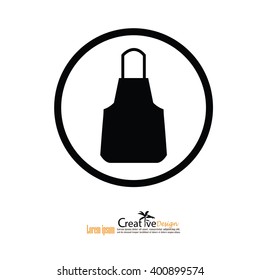 Apron Icon.apron.Kitchen Apron. Vector Illustration.