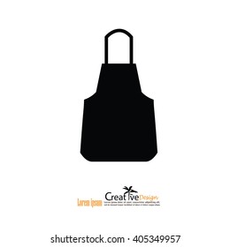 apron icon.apron.Kitchen apron. Vector illustration.