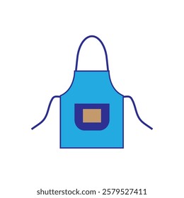Apron  logo icon illustration flat