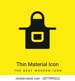 Icono de material amarillo brillante mínimo de Apron