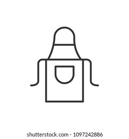 Apron Modern Simple Vector Icon