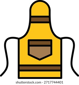 Delantal Nuevo Vector de diseño de iconos creativos