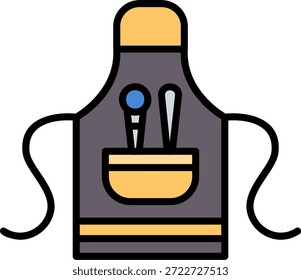Delantal Nuevo Vector de diseño de iconos creativos