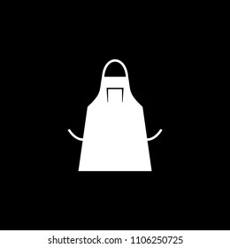 Apron silhouette vector icon