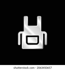 Silber platzierte Metallsymbol von Apron