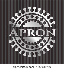Apron silvery badge