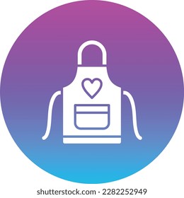 Apron vector icon. Can be used for printing, mobile and web applications.