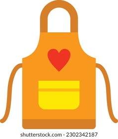 Icono de vector Apron. Se puede usar para imprimir, móviles y aplicaciones web.