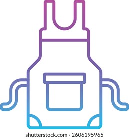 Apron vector icon. Can be used for printing, mobile and web applications.