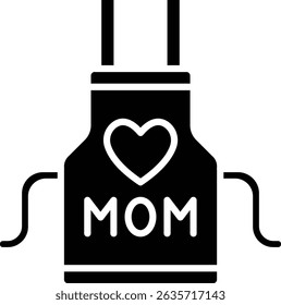 Apron vector icon. Can be used for printing, mobile and web applications.