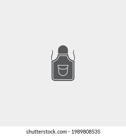 Signo de ilustración de icono del vector de Apron