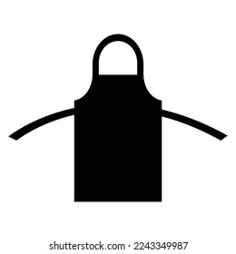 Fondo de diseño del símbolo de la ilustración del icono del vector de Apron