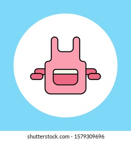 Apron vector icon sign symbol