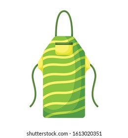 Apron vector icon.Cartoon vector icon isolated on white background apron .