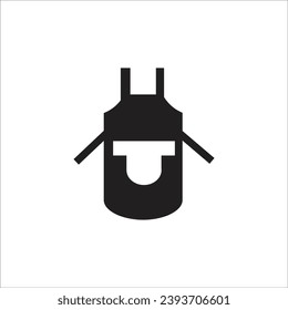 apron vector line icon template