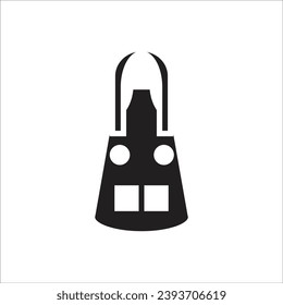 apron vector line icon template