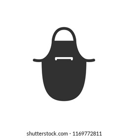 apron for welding. monochrome icon