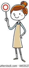 Apron women: answer correct answer