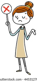 Apron women: answer incorrect