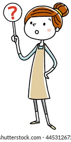 Apron women: I do not know the answer