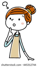 Apron women: question
