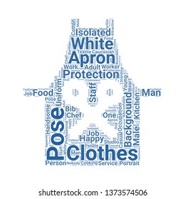 apron word cloud. tag cloud about apron